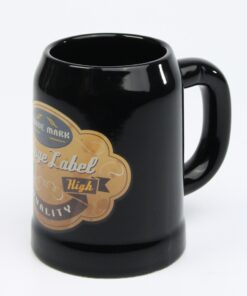 Vintage Bierkrug "High Quality" black edition