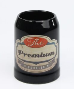 Alternative view of Vintage Bierkrug "The Premium Quality" black edition