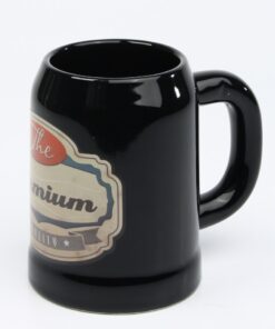 Vintage Bierkrug "The Premium Quality" black edition