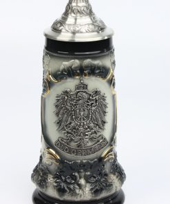 Alternative view of Hopfenschild schwarz 0,7l, Zinnrelief Germany Adler