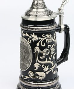 Zinnmünkrug 0,5l, Zinnmedaille Bayernwappen