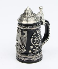 Zinnmünzenkrug Mini, Zinnplakette Germany Adler