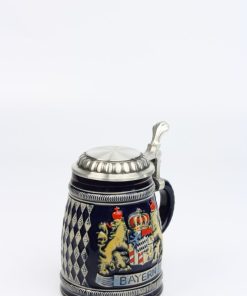 Bayernwappen bauchig bunt 0,5l