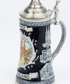 Deutschland Schild 0,25l kobalt, SB