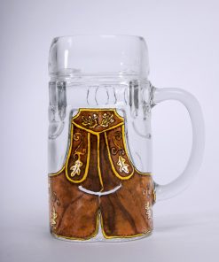 Lederhosen Glaskrug