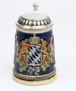 Alternative view of Löwen mit Fahnen HF bunt 0,5l