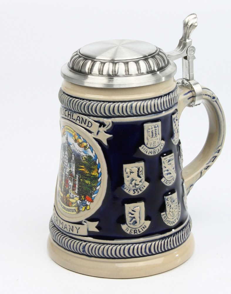 Old Germany u. Länder HF Schild kobalt, SB