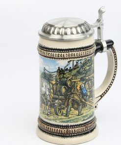 Mühleck 0,5l, Bierzug mit Fässern