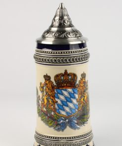 Alternative view of Gutsherren blau 0,5l, Bayernlöwen