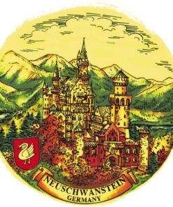 240 PA  Neuschwanstein mit Schwan