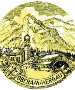 330 PA  Oberammergau  Stich  schwarz-weiß