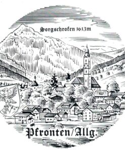 355 PA  Pfronten / Allgäu   schwarz-weiß