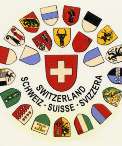 945 Schweiz  Wappenkranz