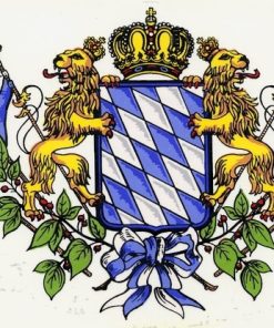 430 Löwen mit Fahnen